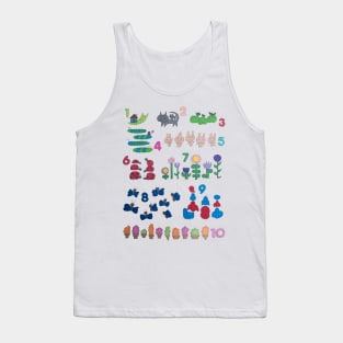 cute counting Tank Top